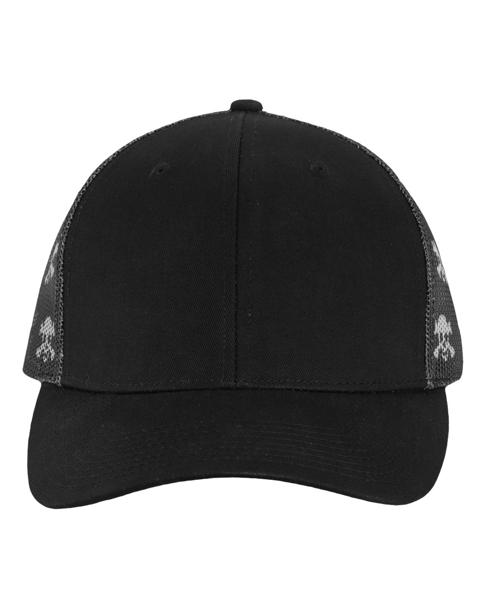 Skulls Hat with Custom Engraved Leather Patch - Kati