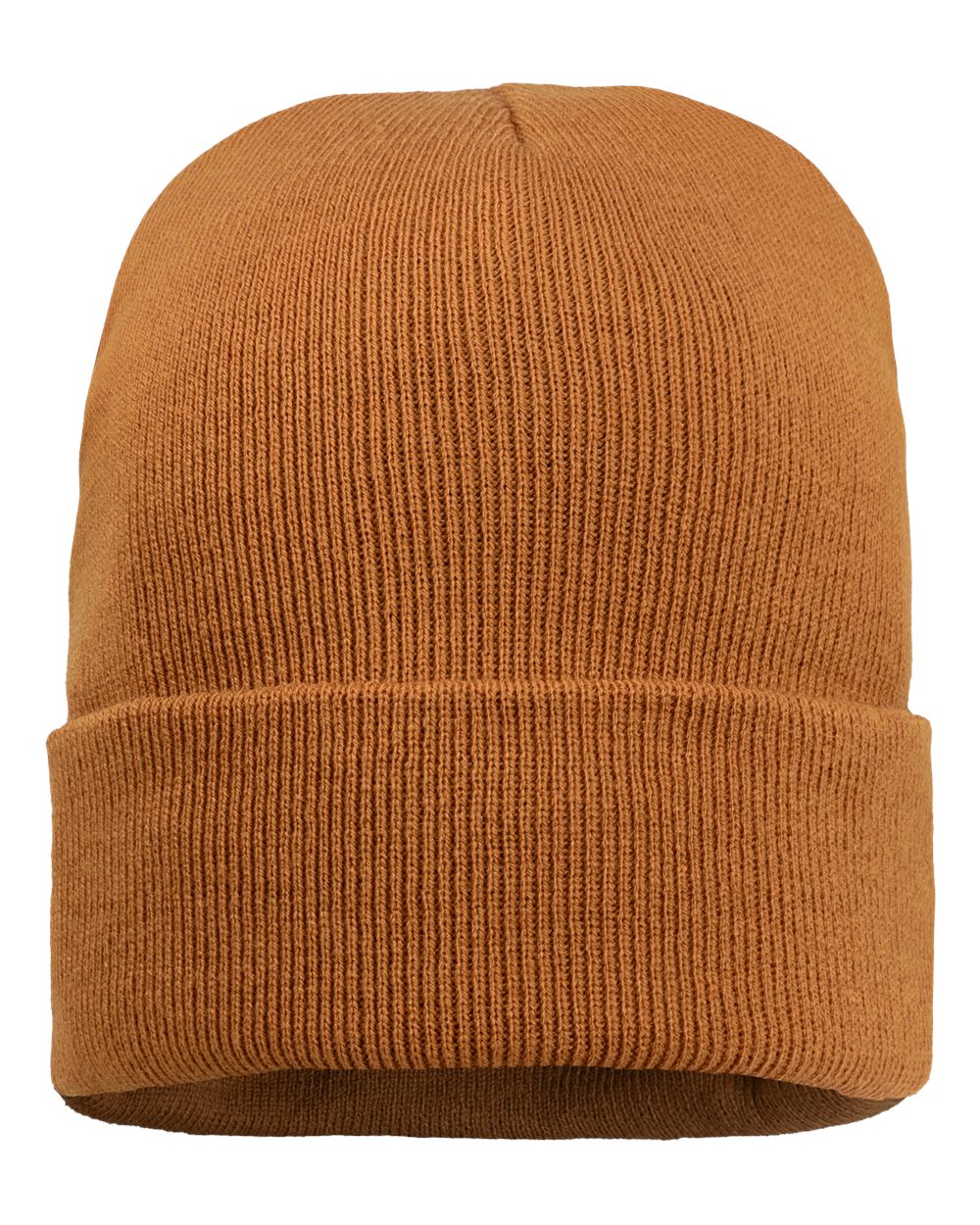 Beanie with Custom Engraved Leather Patch