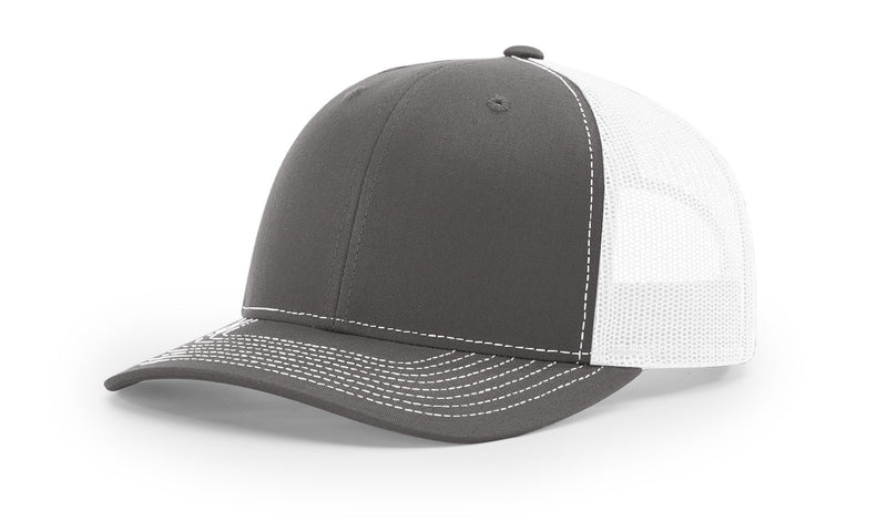 Richardson 112 Trucker Hat with Custom Engraved Leather Patch