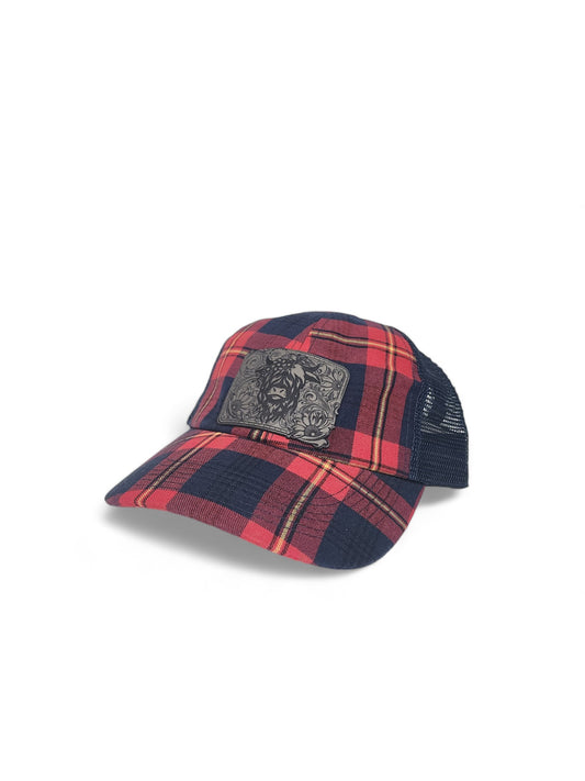 Scotland Hat, Scottish Tartan Hats with Highland Cow