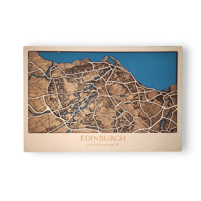 Scotland City Map, Edinburgh, Glasgow