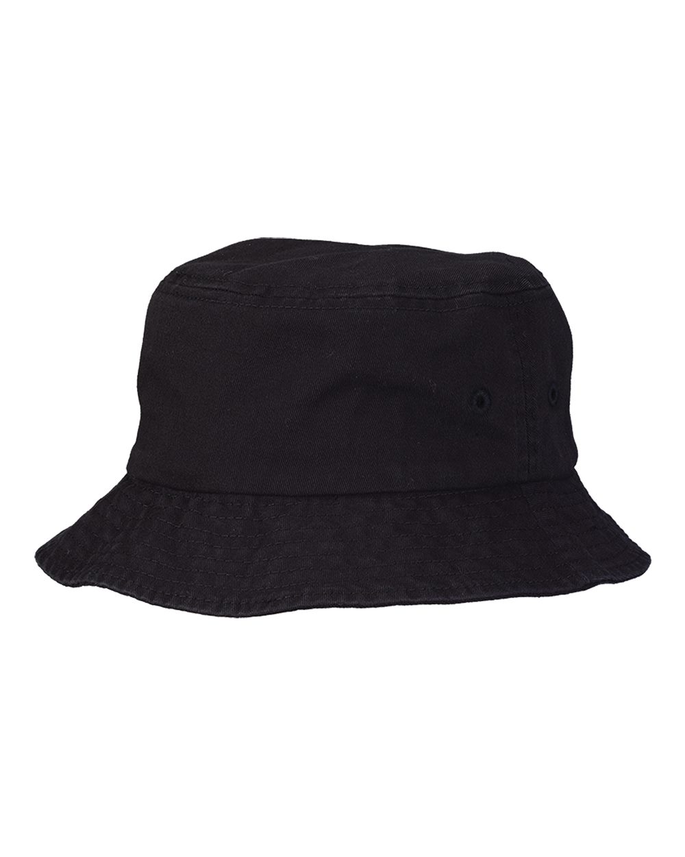 Bucket Hat with Custom Engraved Leather Patch - Sportsman