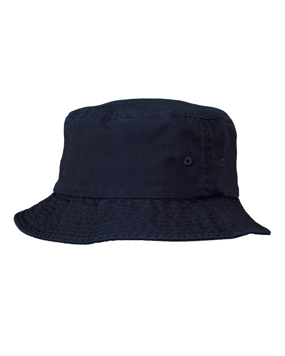 Bucket Hat with Custom Engraved Leather Patch - Sportsman