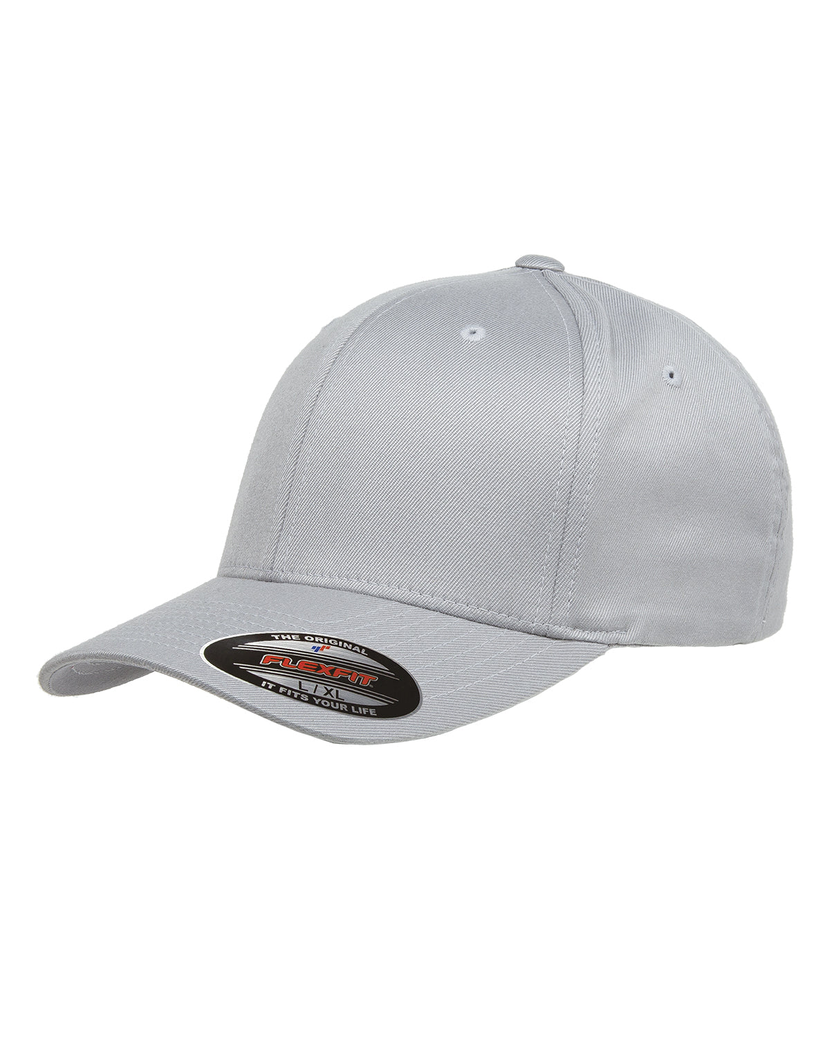 Flexfit 6277 Fitted Hat with Custom Engraved Leather Patch