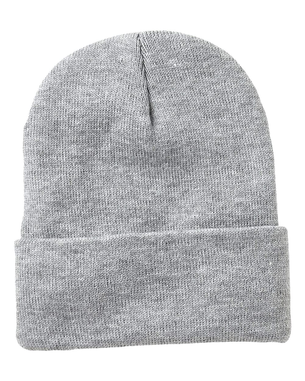 Beanie with Custom Engraved Leather Patch