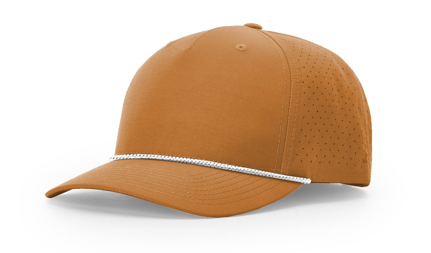 Richardson 355 Ultra Premium Hat with Custom Engraved Leather Patch