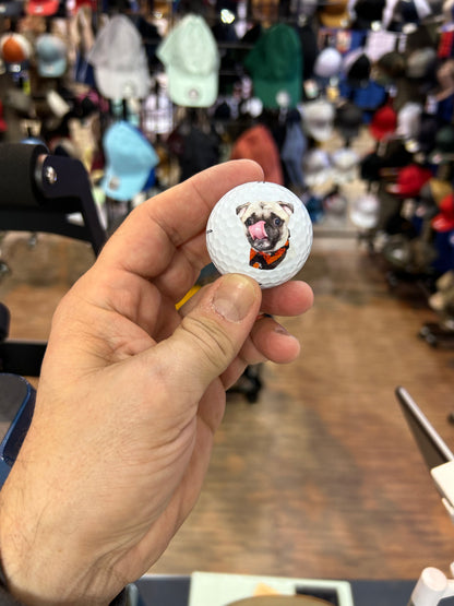 Custom Printed Golf Balls - Personalized Sleeve of 3
