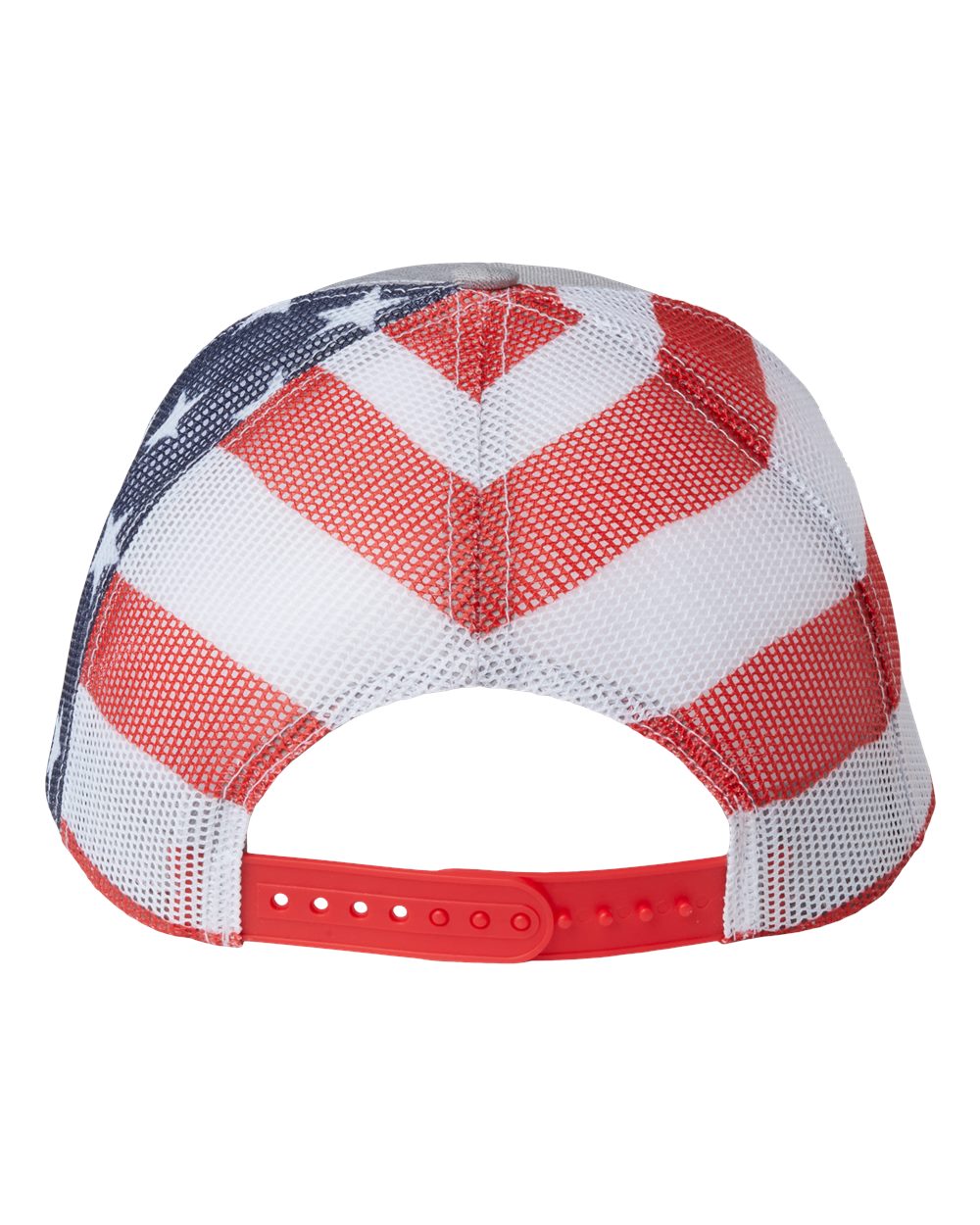 USA Stars and Stripes Hat with Custom Engraved Leather Patch - Kati