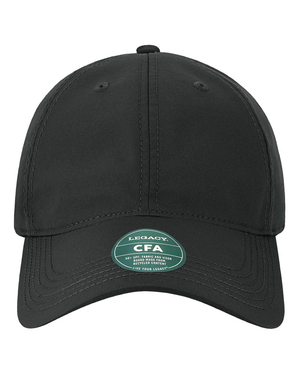 UPF 50 Cool Fit Legacy Hat with Custom Engraved Leather Patch