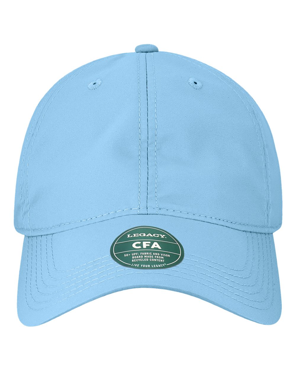 UPF 50 Cool Fit Legacy Hat with Custom Engraved Leather Patch