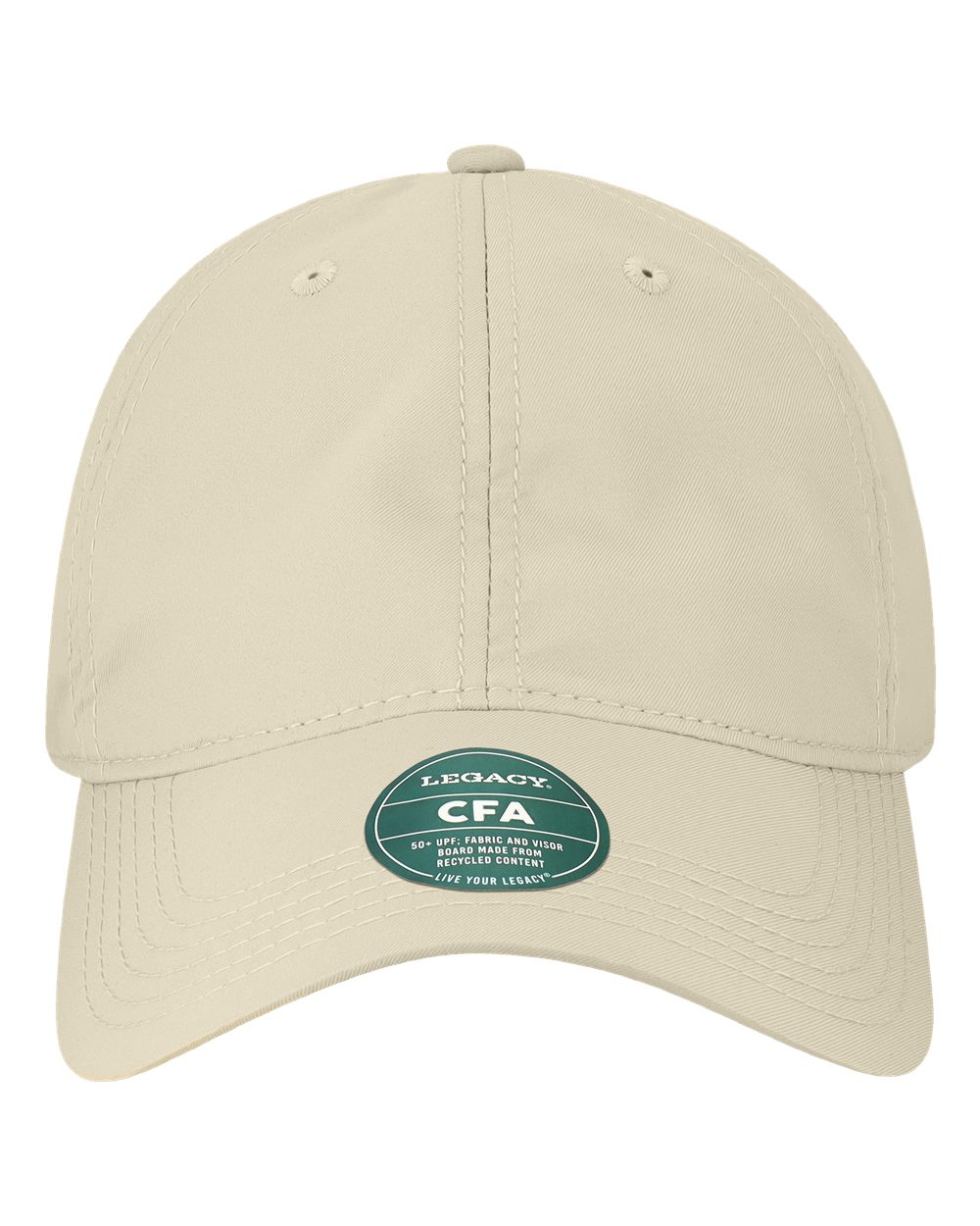 UPF 50 Cool Fit Legacy Hat with Custom Engraved Leather Patch