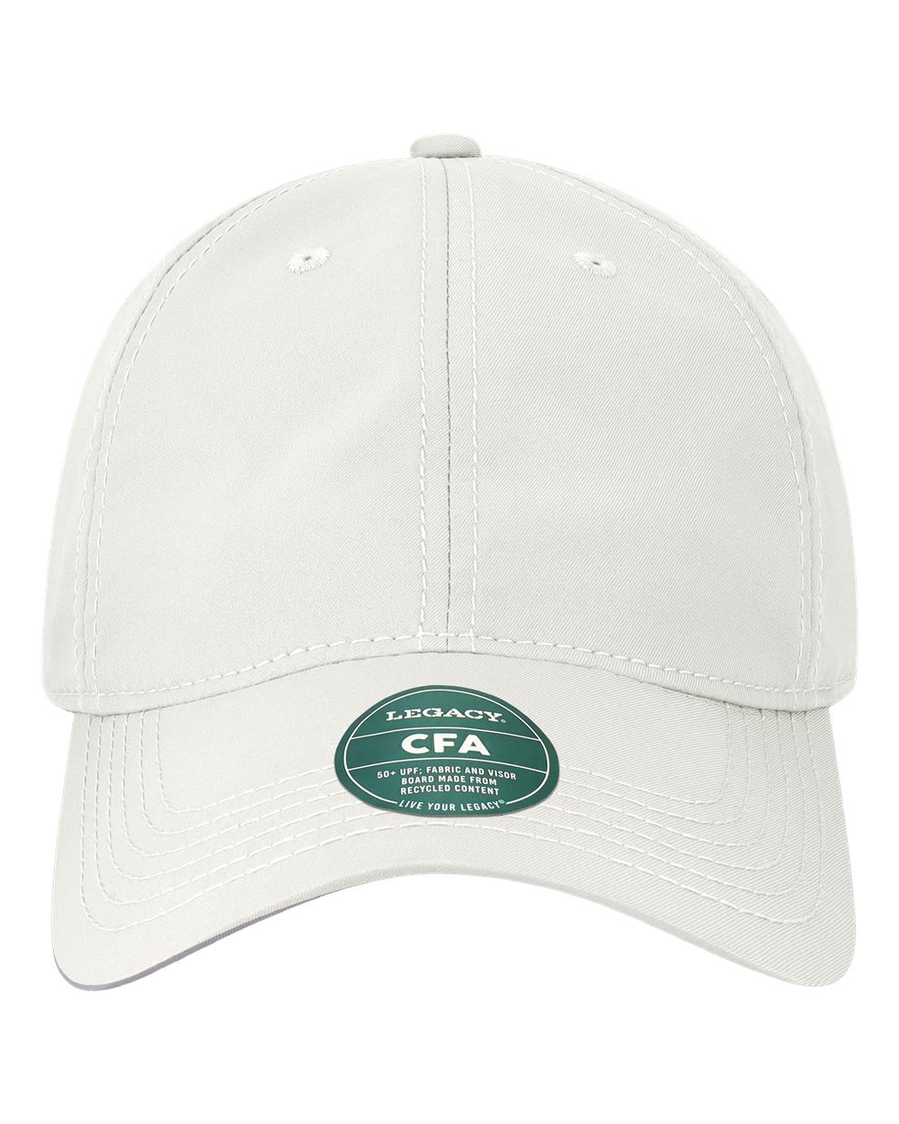 UPF 50 Cool Fit Legacy Hat with Custom Engraved Leather Patch