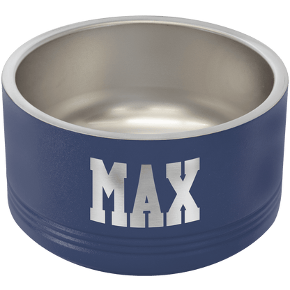 Custom Pet Bowls - Stainless Steel, Personalized Engraving