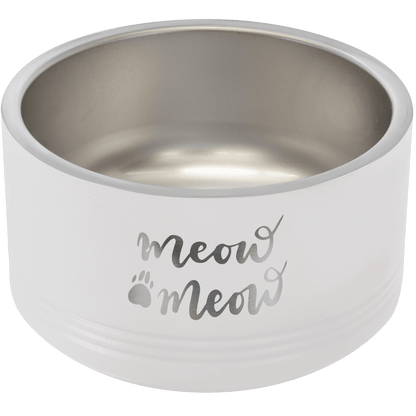 Custom Pet Bowls - Stainless Steel, Personalized Engraving