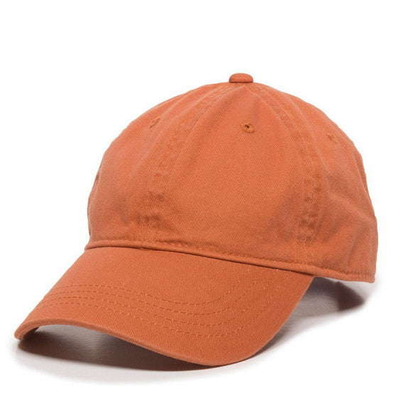 Unstructured Hat with Engraved Leather Patch - Dad Hat