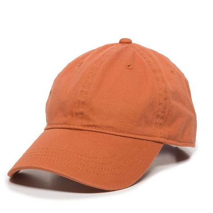 Unstructured Hat with Engraved Leather Patch - Dad Hat