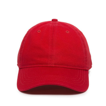 Unstructured Youth Hat with Engraved Leather Patch - Youth