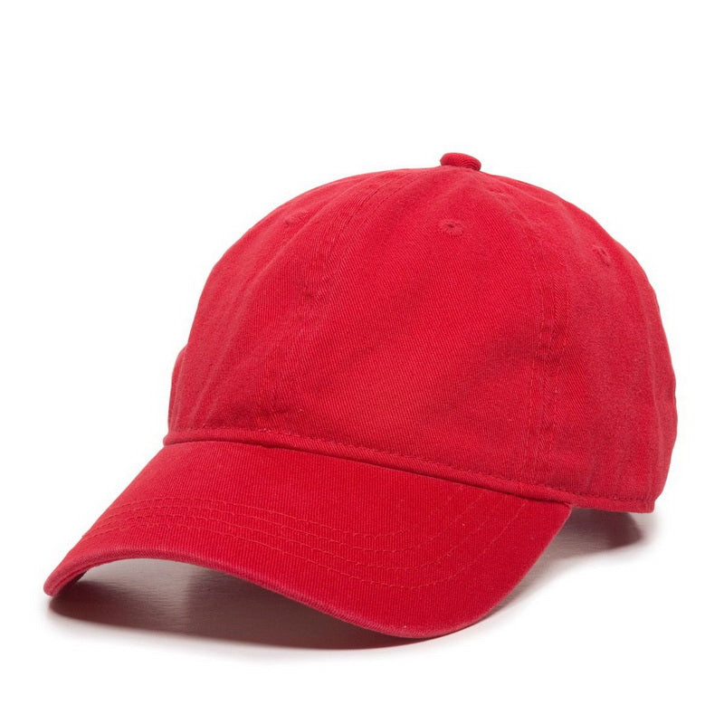 Unstructured Youth Hat with Engraved Leather Patch - Youth