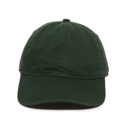 Unstructured Hat with Engraved Leather Patch - Dad Hat