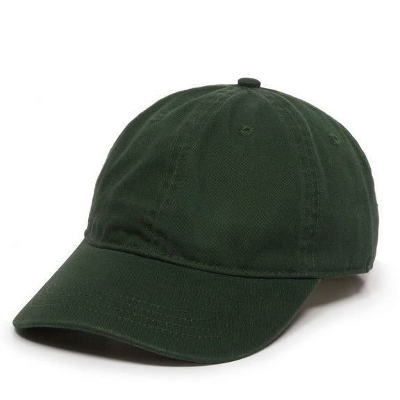 Unstructured Hat with Engraved Leather Patch - Dad Hat