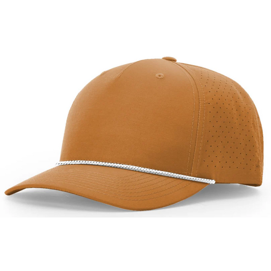 Richardson 355 Ultra Premium Hat with Custom Engraved Leather Patch