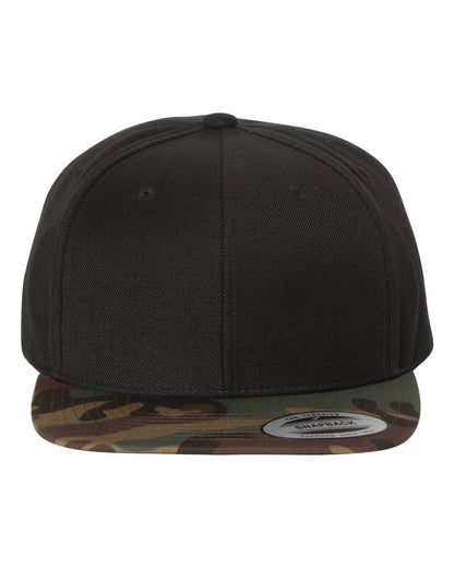 Yupoong 6089M Premium Flatbill Snapback Hat with Patch