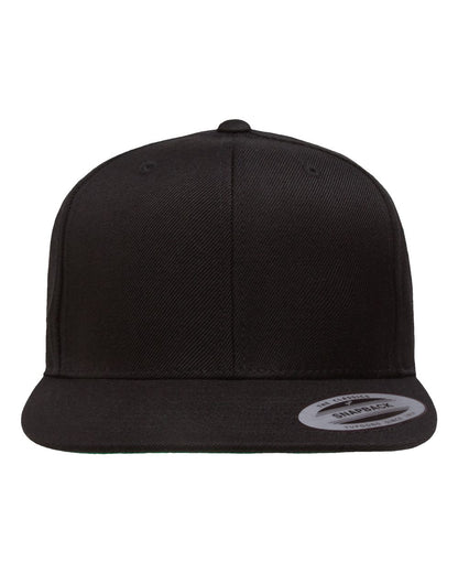 Yupoong 6089M Premium Flatbill Snapback Hat with Patch