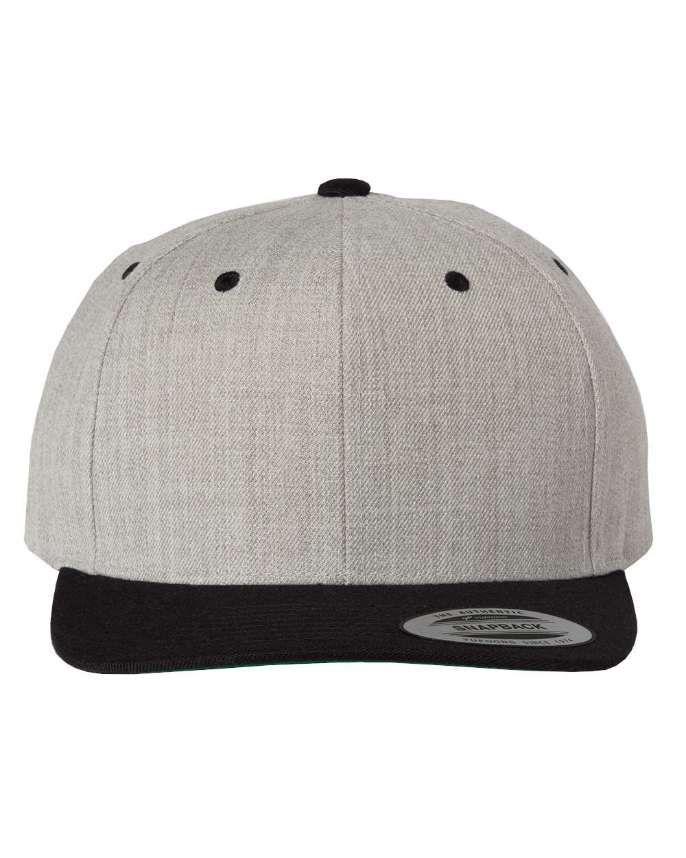 Yupoong 6089M Premium Flatbill Snapback Hat with Patch