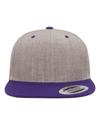 Yupoong 6089M Premium Flatbill Snapback Hat with Patch