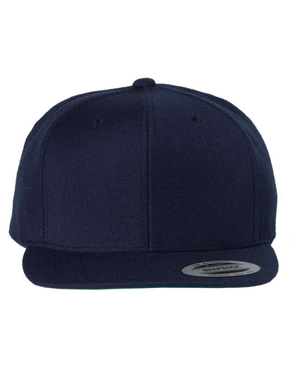 Yupoong 6089M Premium Flatbill Snapback Hat with Patch