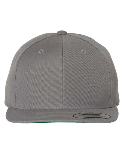 Yupoong 6089M Premium Flatbill Snapback Hat with Patch