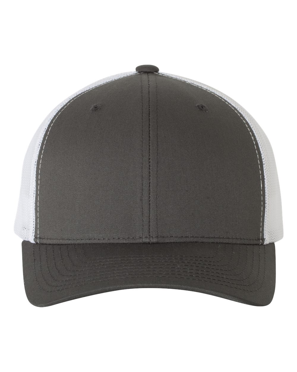 Yupoong 6606 Trucker Hat with Engraved Leather Patch