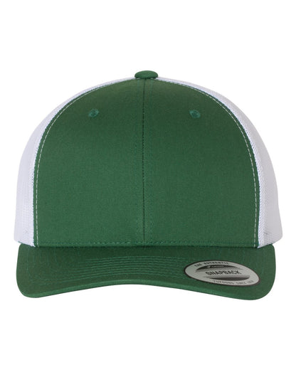 Yupoong 6606 Trucker Hat with Engraved Leather Patch