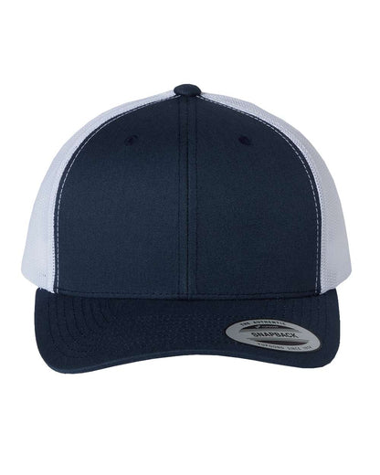 Yupoong 6606 Trucker Hat with Engraved Leather Patch