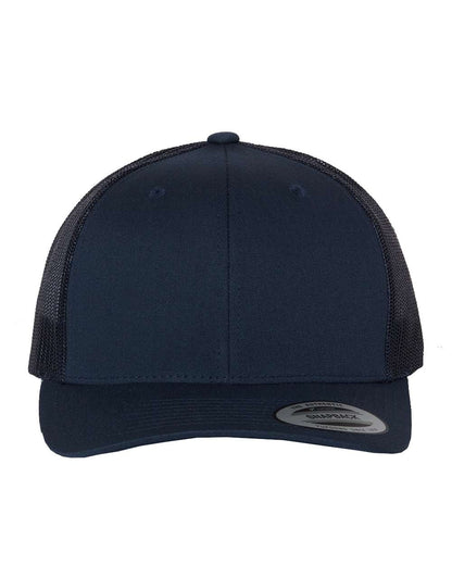 Yupoong 6606 Trucker Hat with Engraved Leather Patch