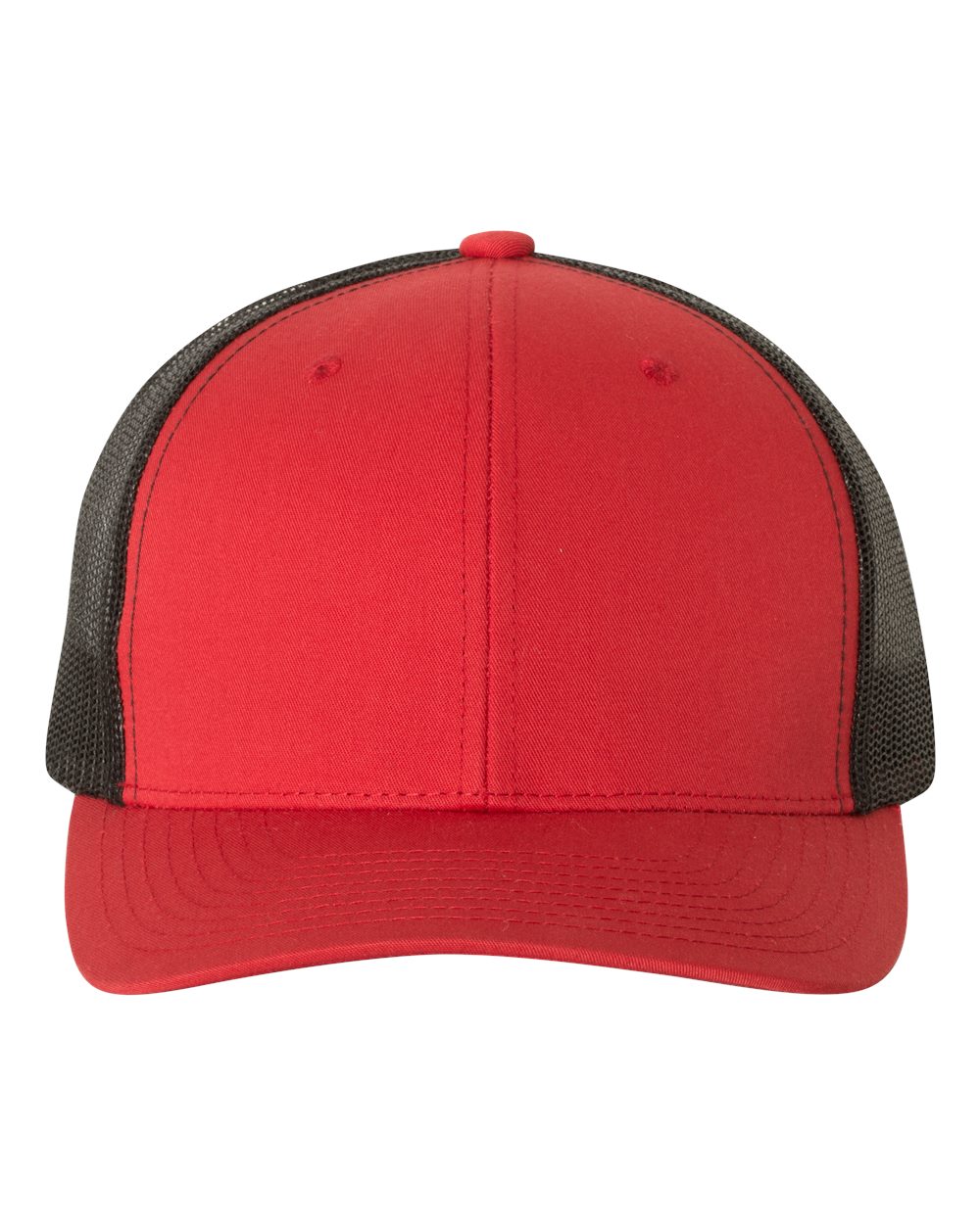 Yupoong 6606 Trucker Hat with Engraved Leather Patch