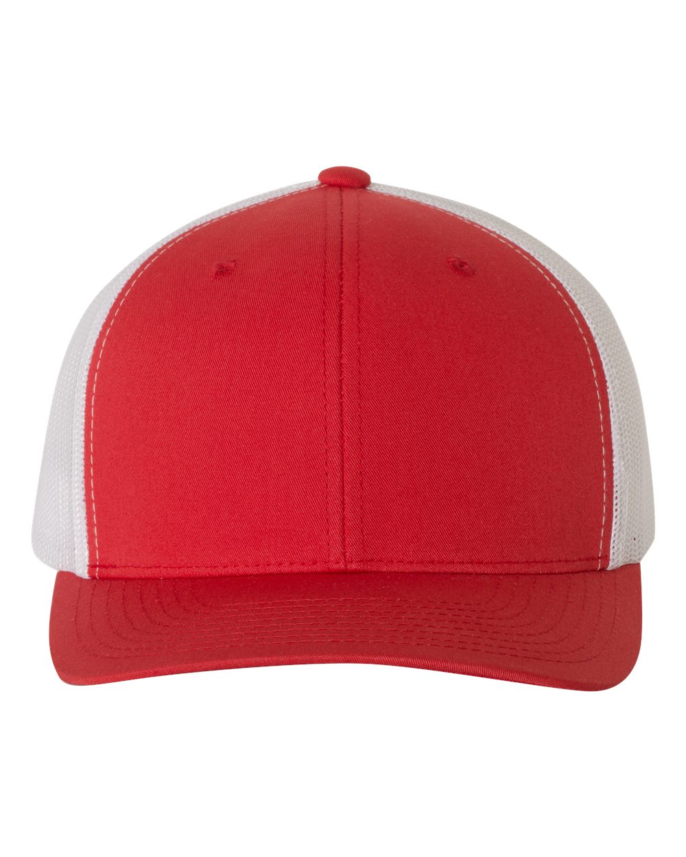 Yupoong 6606 Trucker Hat with Engraved Leather Patch