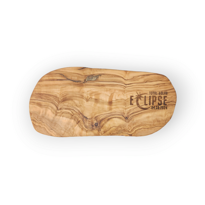 Total Solar Eclipse 2024 Olive Wood Cutting Board